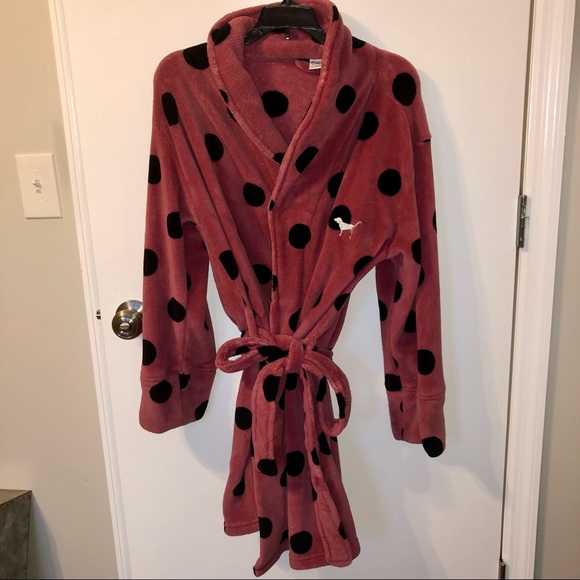 VS PINK - Pink polka dot robe - Picture 2 of 6